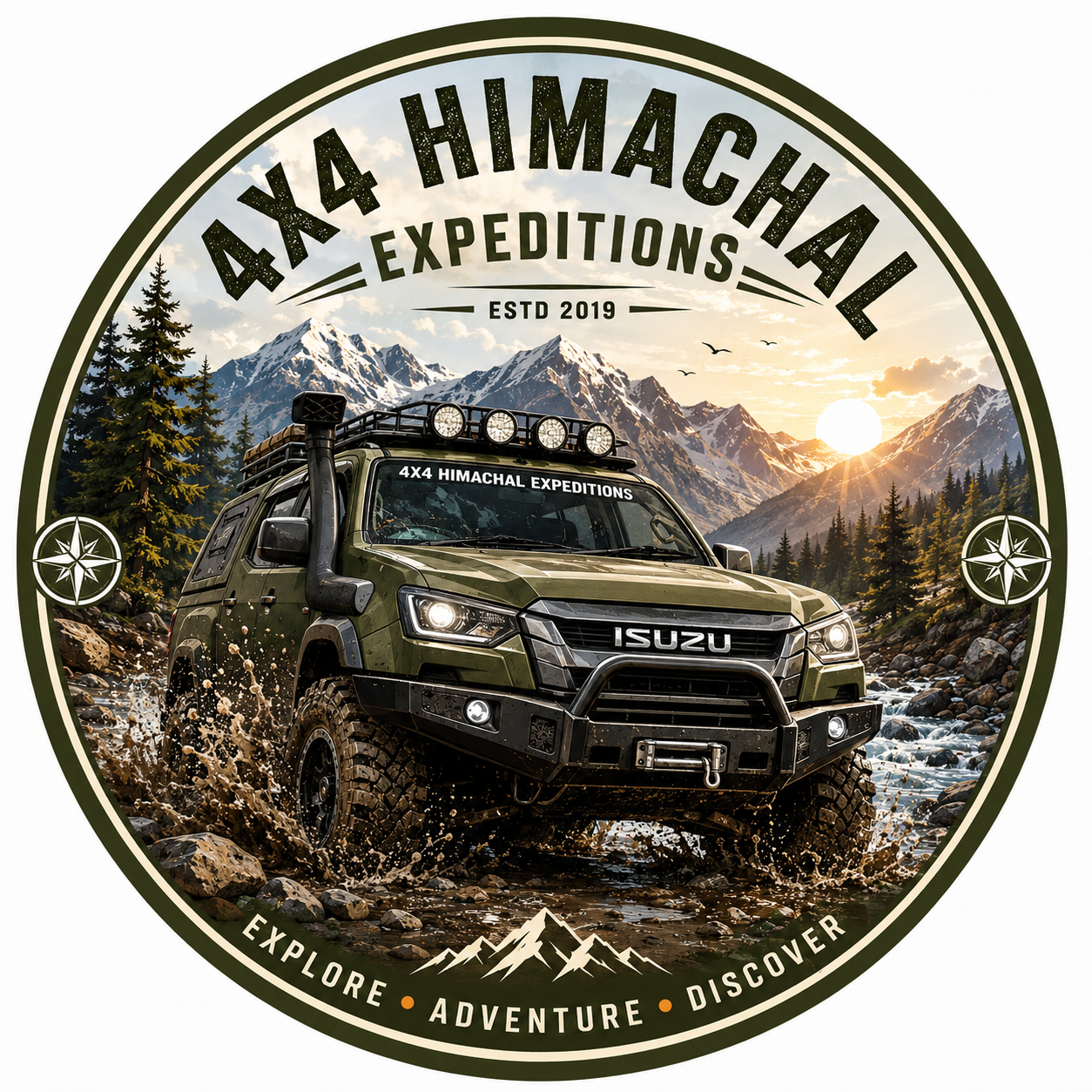 4x4 himachal expeditions logo